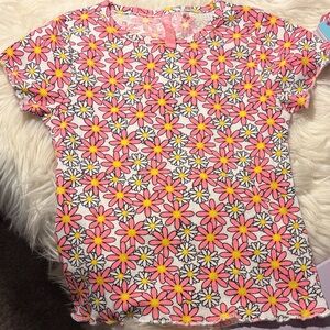 NWOT Floral Pink Kids Shirt
